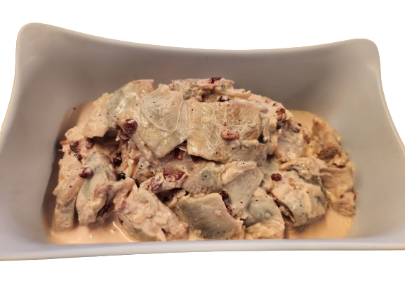 Tyttebær og vodka sild